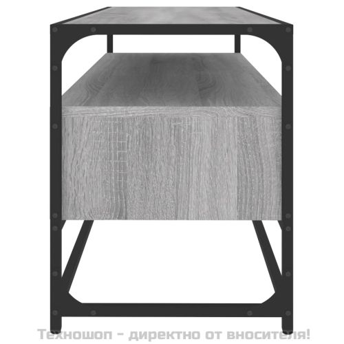 ТB шкаф, сив сонома, 100x35x45 см, инженерно дърво