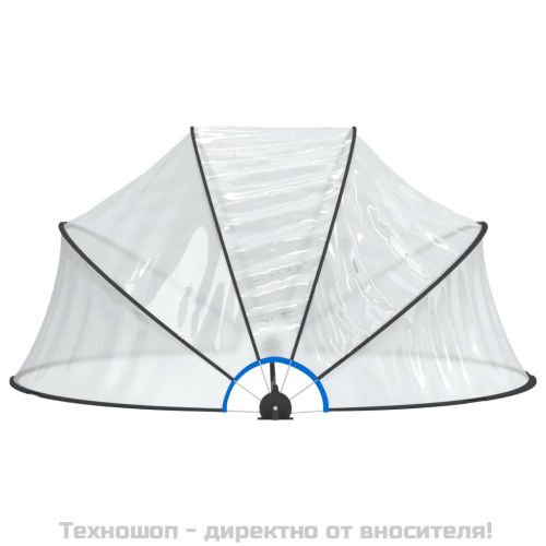Купол за басейн 315x158 см PVC