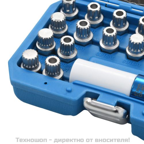 Комплект за развиване на секретни болтове за VAG, 23 части