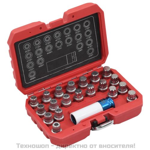 Комплект за развиване на секретни болтове за BMW, 21 части