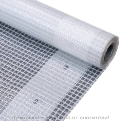 Брезенти тип Лено, 2 бр, 260 г/м², 3x2 м, бели