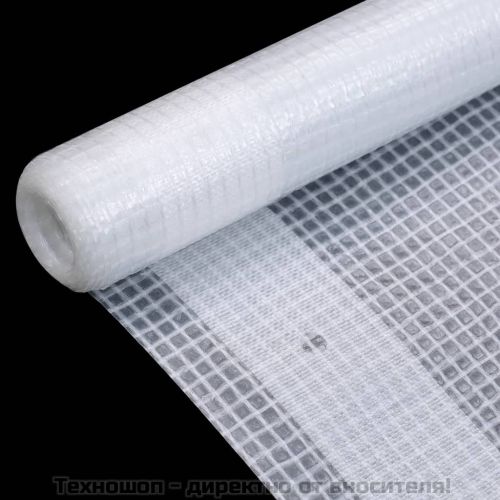 Брезенти тип Лено, 2 бр, 260 г/м², 3x2 м, бели