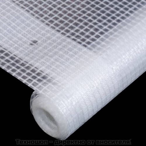 Брезенти тип Лено, 2 бр, 260 г/м², 3x2 м, бели