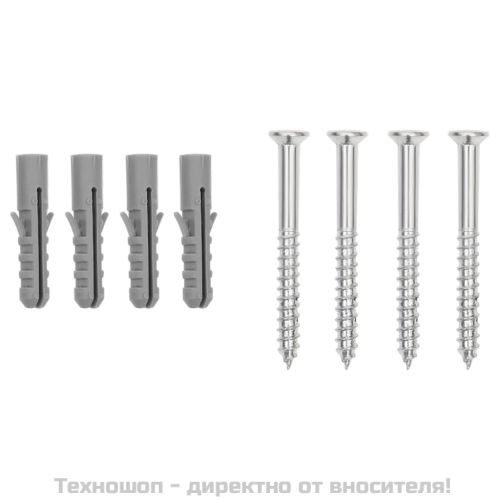 Стойка за велосипеди за 3 велосипеда, поцинкована стомана