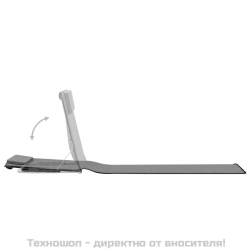 Сгъваеми плажни постелки, 2 бр, стомана и плат, сиви