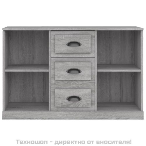 Сайдборд, сив сонома, 104,5x35,5x67,5 см, инженерно дърво