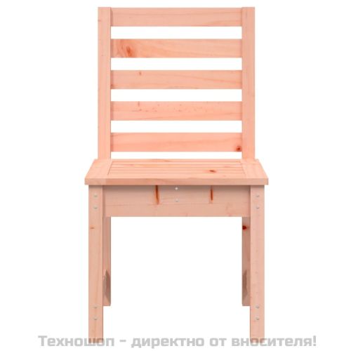 Градински столове, 2 бр, 50x48x91,5 см, масивно дугласко дърво