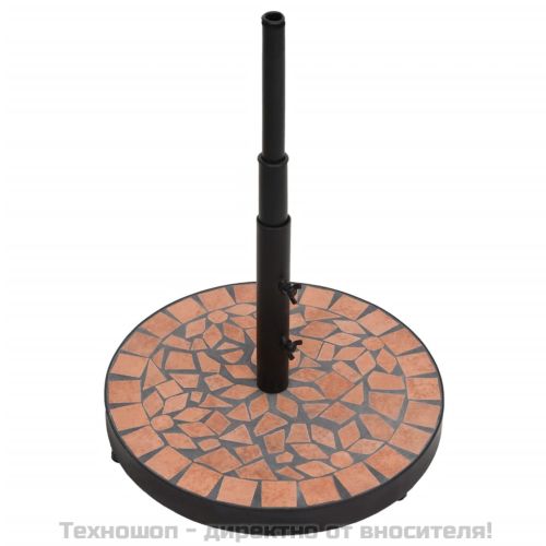 Основа за чадър, теракота, кръгла, 12 кг