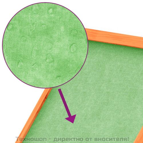 Кокошарник кафяв 186,5x58,5x113 см бор масив