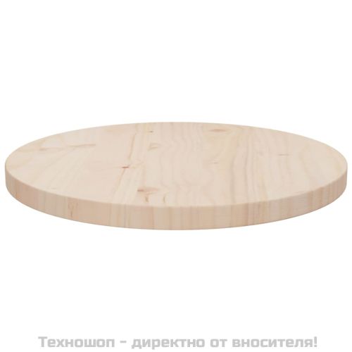 Плот за маса, Ø40x2,5 см, бор масив