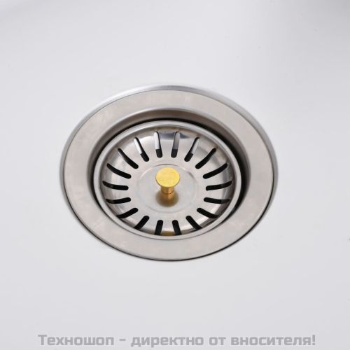 Къмпинг мивка, единична, с кран, неръждаема стомана