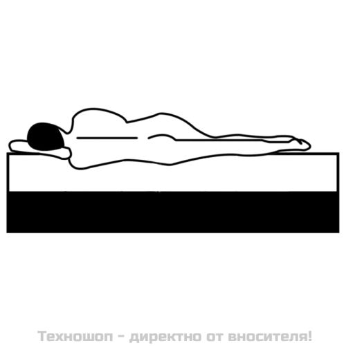 Боксспринг легло, тъмносиво, текстил, 100x200 см