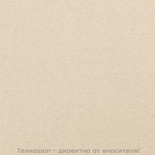 Боксспринг легло с матрак, кремаво, 100x200 см, плат