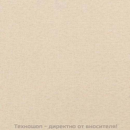 Боксспринг легло с матрак, кремаво, 100x200 см, плат