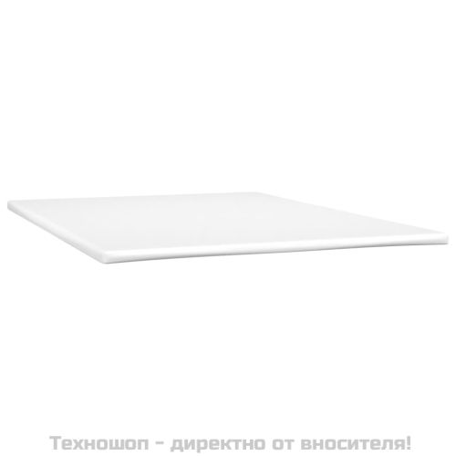 Боксспринг легло с матрак, синьо, 140x190 см, плат