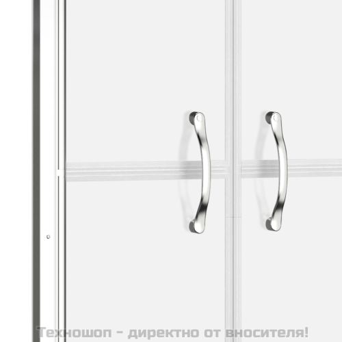 Врата за душ, полуматирано ESG стъкло, 91x190 см