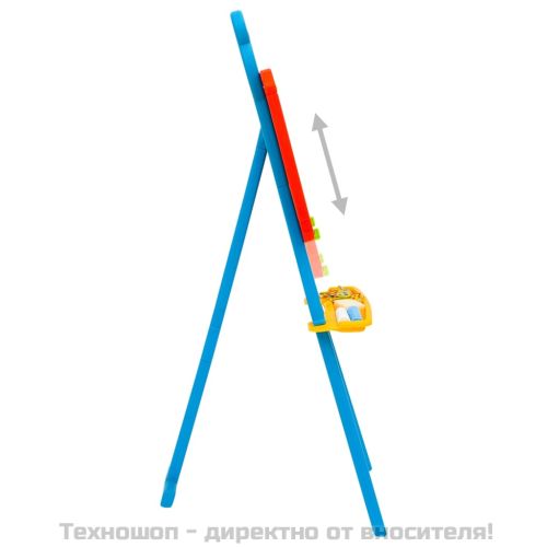 2-1 детски статив с черна и бяла дъска