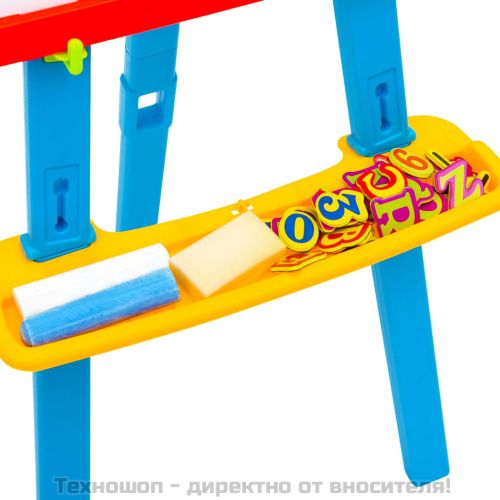 2-1 детски статив с черна и бяла дъска