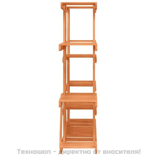 Поставка за цветя, 110x25x110,5 см, масивна ела