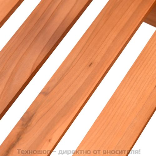 Поставка за цветя, 110x25x110,5 см, масивна ела