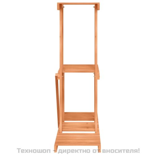 Поставка за цветя, 81x25x75,5 см, масивна ела