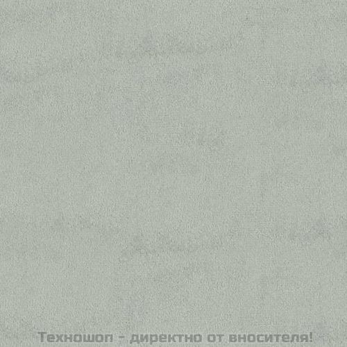 Пейка, светлосива, 110x40x70 см, кадифе