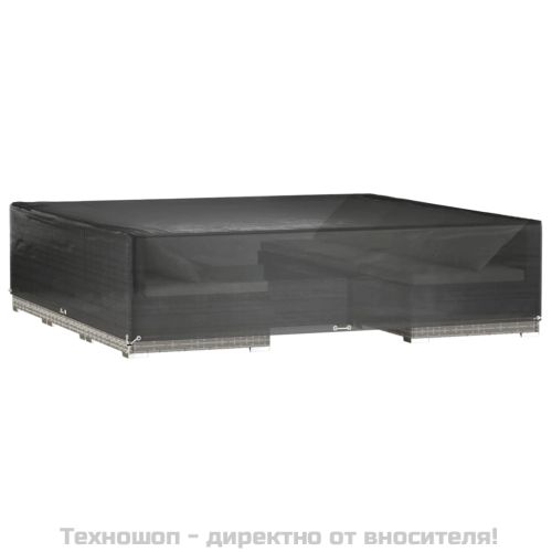 Покривала за мебели 2 бр 16 капси 240x240x55 см квадратни