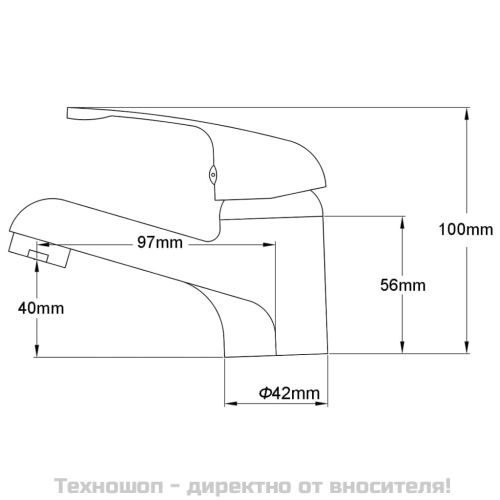 Смесители за биде, 2 бр, хром
