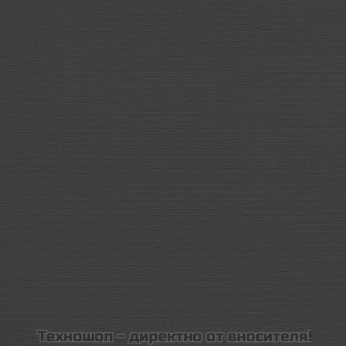 Градински чадър с двоен покрив и LED, черен, 316x145 см