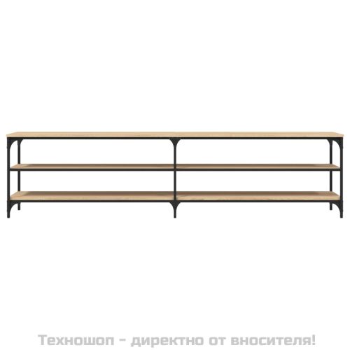 ТB шкаф, сонома дъб, 200x30x50 см, инженерно дърво и метал