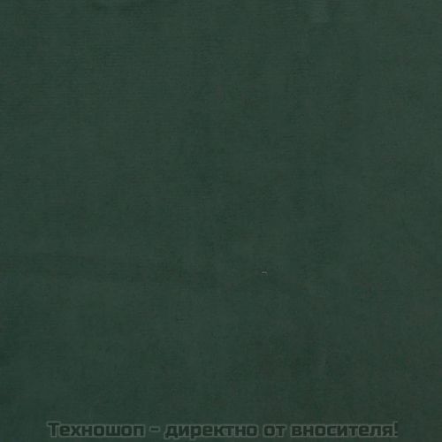 Матрак за легло с покет пружини средна твърдост тъмнозелен 120x200x20 см кадифе