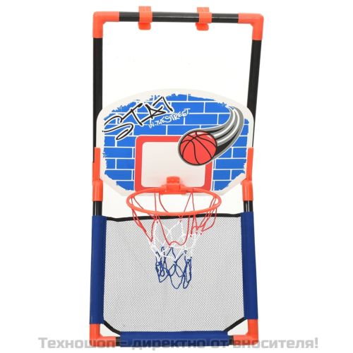 Детски баскетболен комплект многофункционален за под или стена