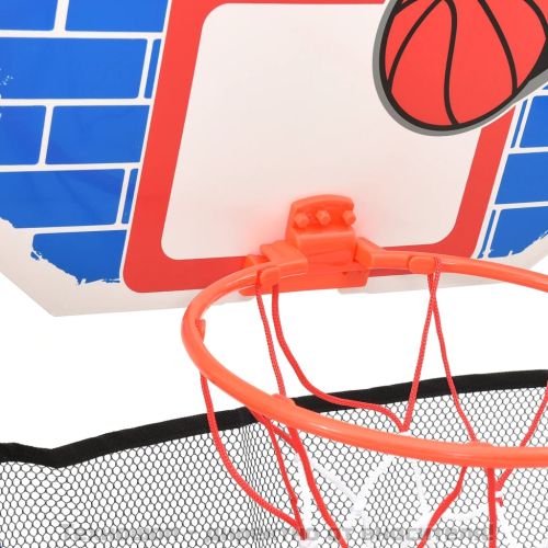 Детски баскетболен комплект многофункционален за под или стена