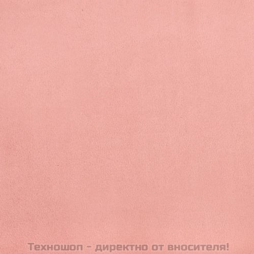 Матрак за легло с покет пружини средна твърдост розов 160x200x20 см кадифе