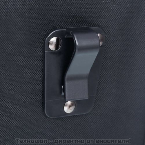 Единична чанта за багажник за велосипед водоустойчива 21л черна