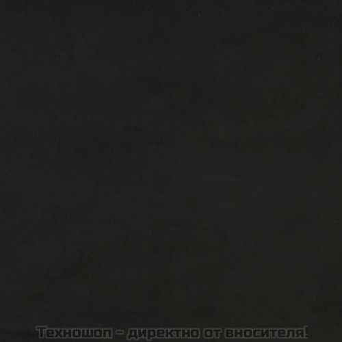 Боксспринг легло с матрак, черно, 180x200 см, кадифе