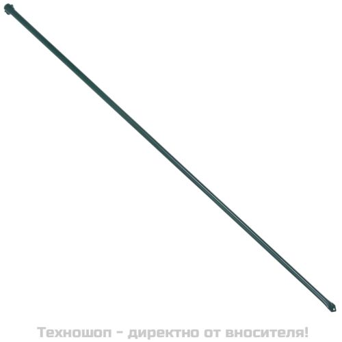 Градински колове, 10 бр, 1,5 м, метал, зелено