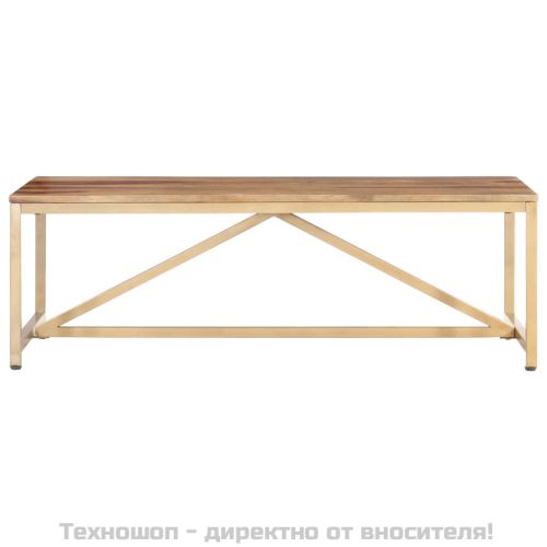 Маса за кафе 120x60x40 см масивно дърво