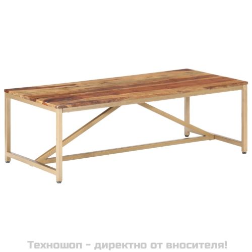 Маса за кафе 120x60x40 см масивно дърво