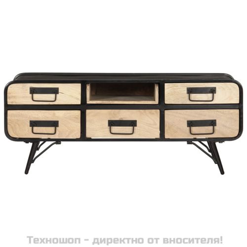 Маса за кафе, 100x50x40 см, мангово дърво масив