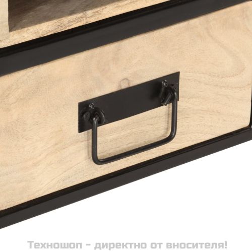 Маса за кафе, 100x50x40 см, мангово дърво масив