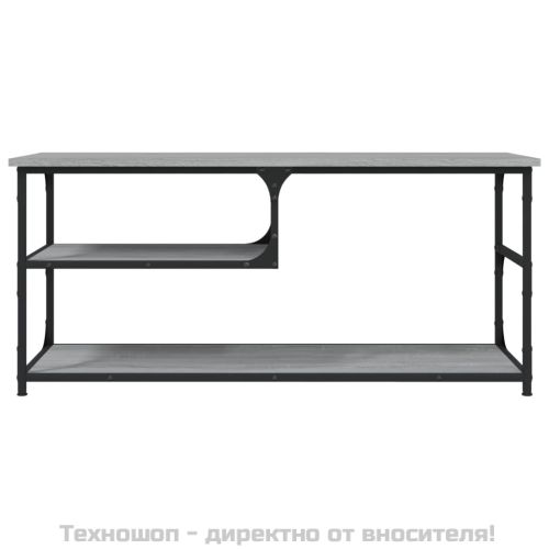 ТB шкаф, сив сонома, 103x38x46,5 см, инженерно дърво и стомана
