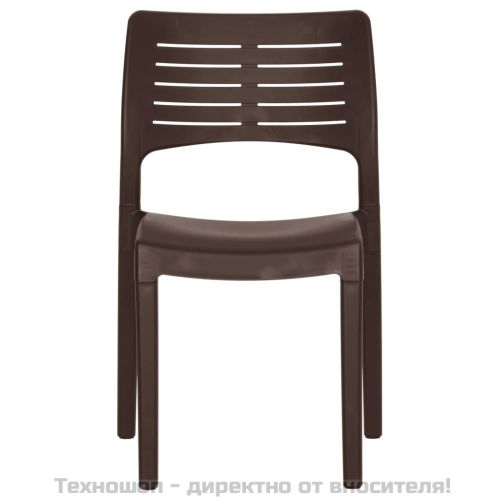 Градински столове 2 бр мока полипропилен