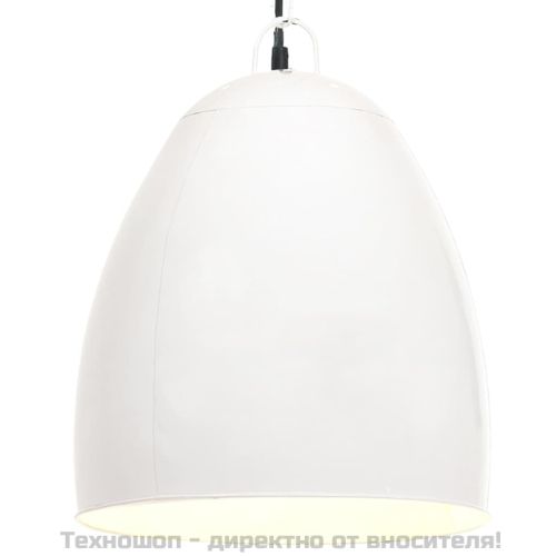 Индустриална пенделна лампа 25 W бяла кръгла 42 см E27