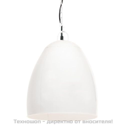 Индустриална пенделна лампа 25 W бяла кръгла 42 см E27