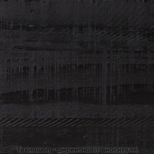 Маса за кафе, черна, 90x50x35 см, борово дърво масив