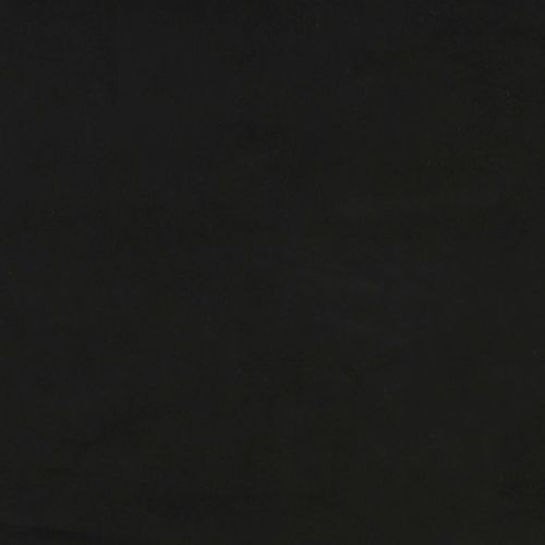 Бар табуретка, черна, кадифе