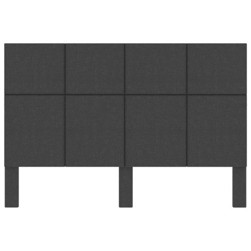 Табла за спалня тъмносива текстил 180x200 см