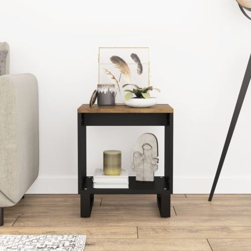 Маса за кафе, 40x31x46 см, манго масив и инженерно дърво