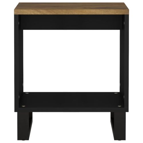 Маса за кафе, 40x31x46 см, манго масив и инженерно дърво